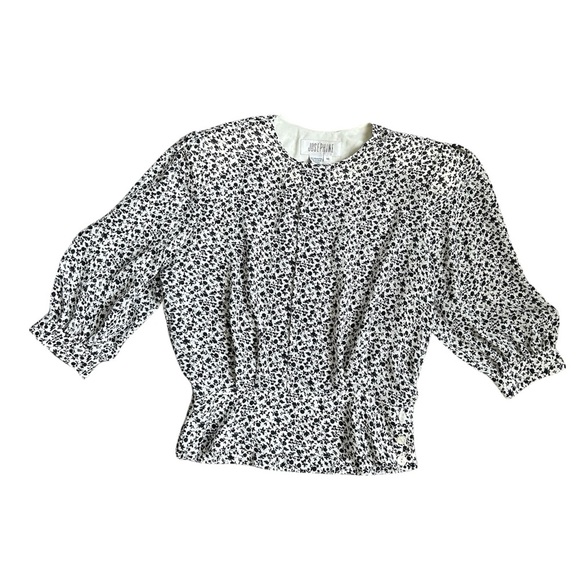 Josephine Vintage 80s Two Piece Floral Skirt Set Blouse size 10/Skirt Size 8 - Picture 5 of 16